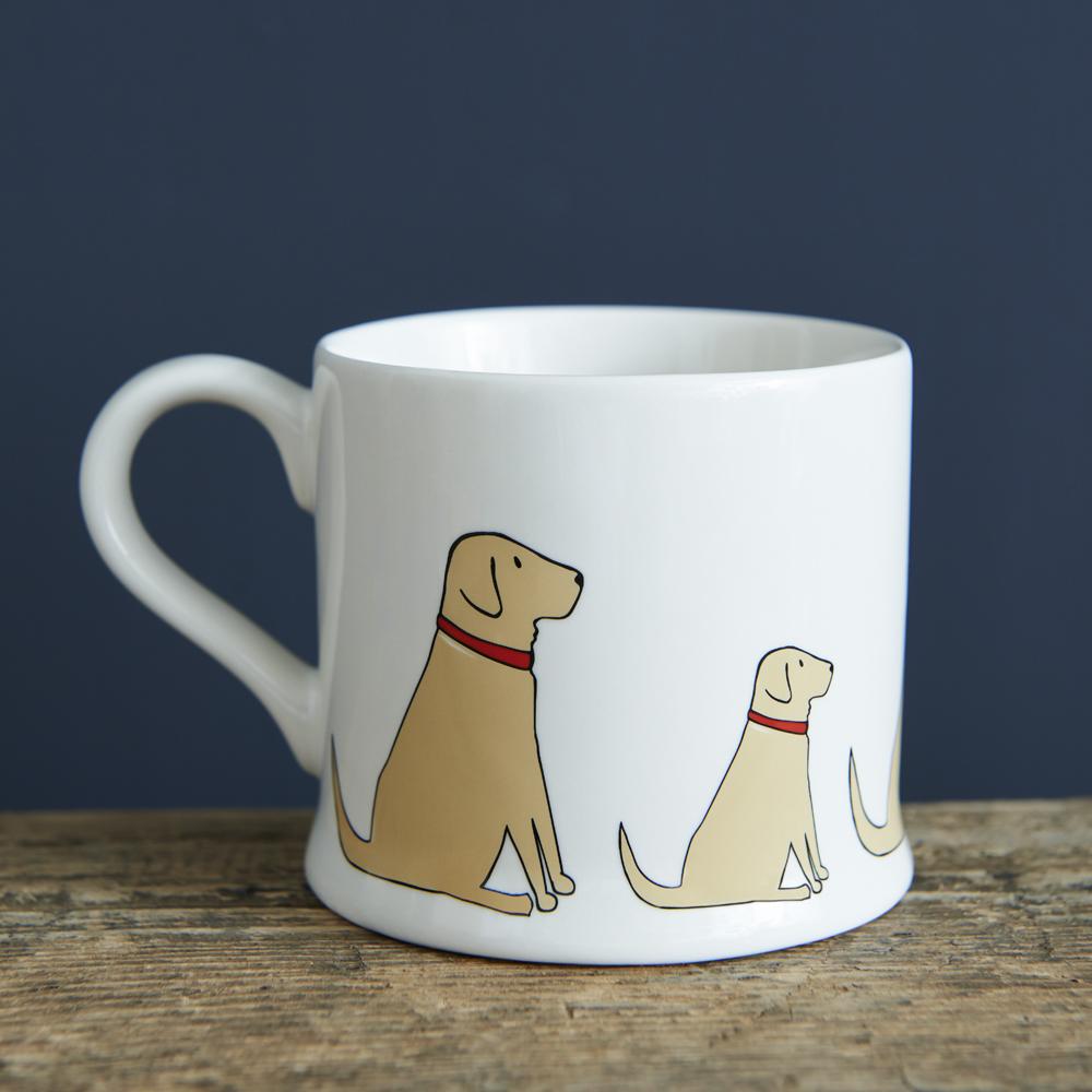 Tasse mit Hundemotiv Labrador beige, Tasse - Van Muppen 