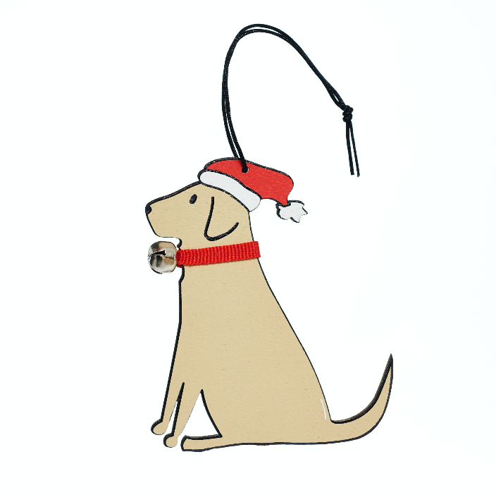 Weihnachtsbaumschmuck Labrador beige, Deko - Van Muppen 