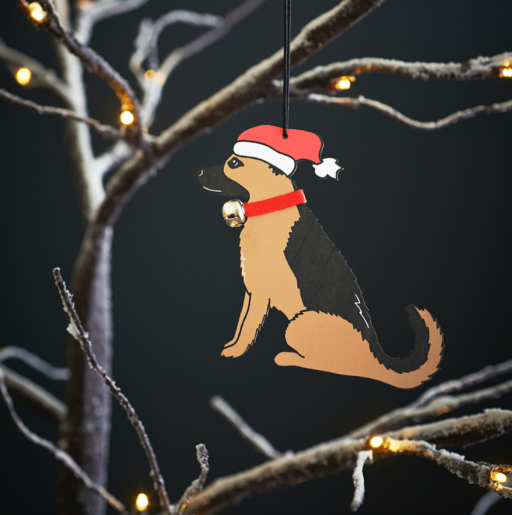 Weihnachtsbaumschmuck Schäferhund, Deko - Van Muppen 