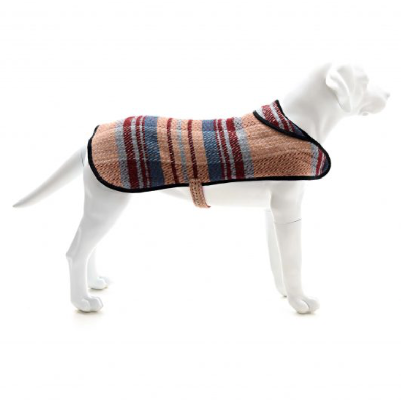 Mantel für Hunde aus recycletem Tweed, Hundemantel - Van Muppen 