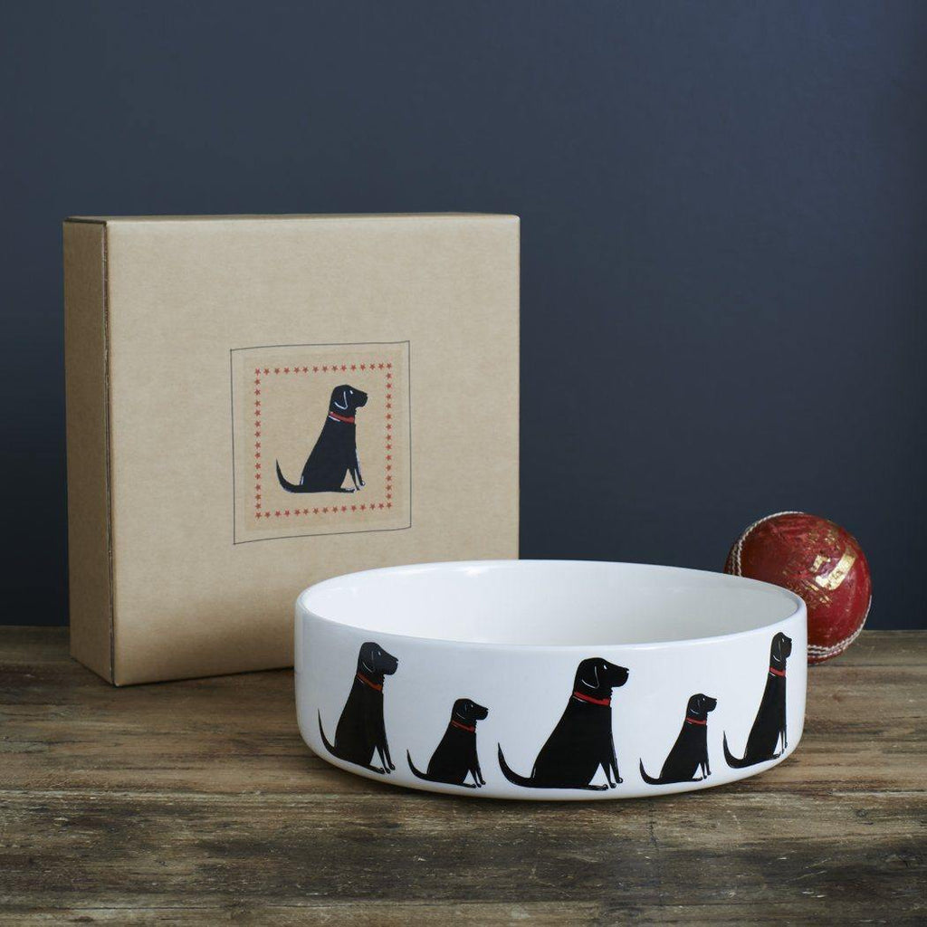 Labrador schwarz Napf / Hundeschüssel, Hundeschüssel - Van Muppen 