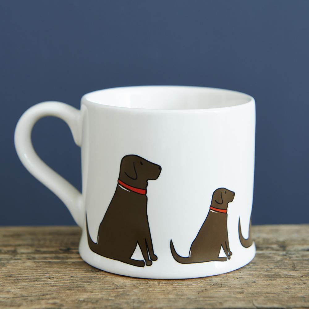 Tasse mit Hundemotiv Labrador braun, Tasse - Van Muppen 