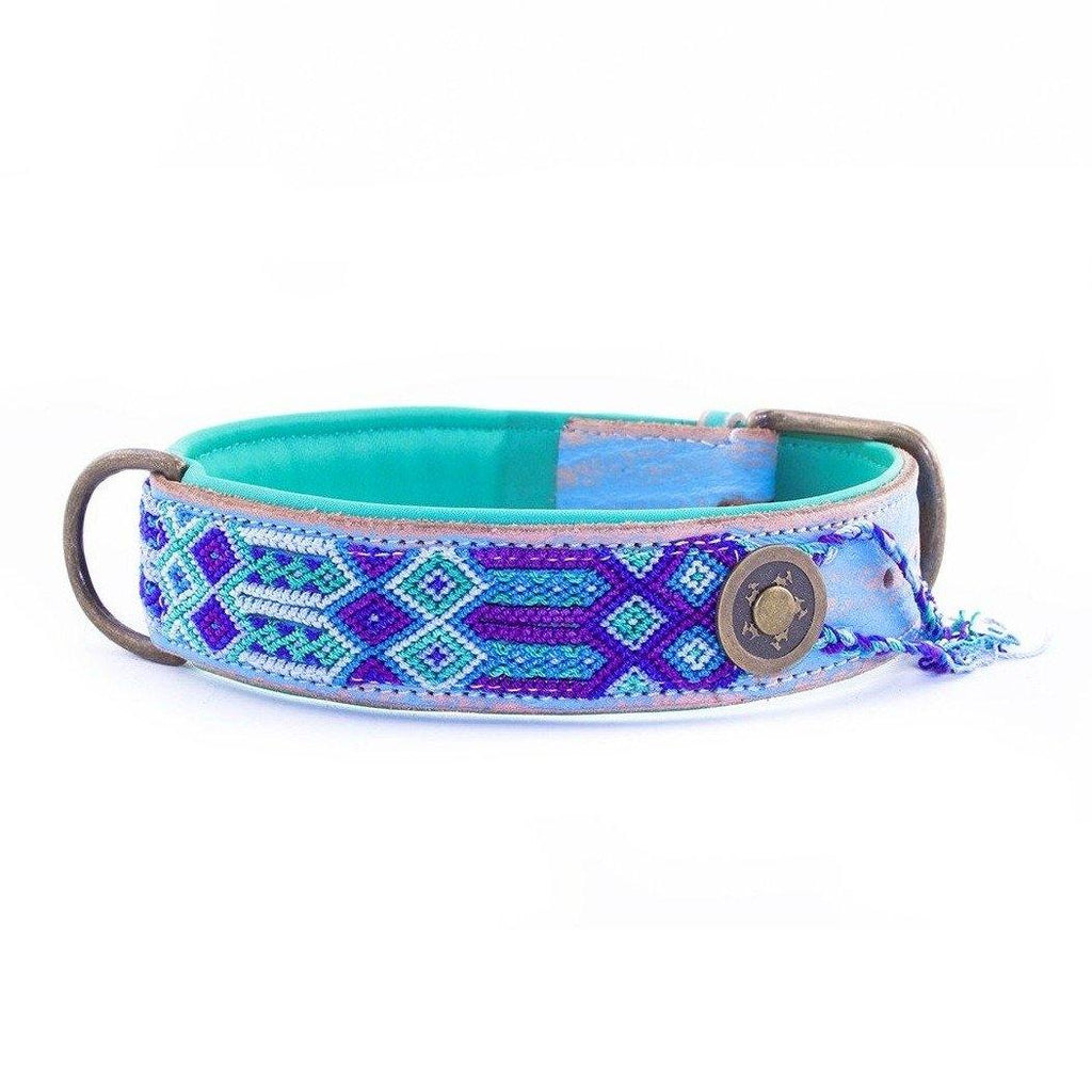 Blaues Gypsy Halsband, Halsband - Van Muppen 